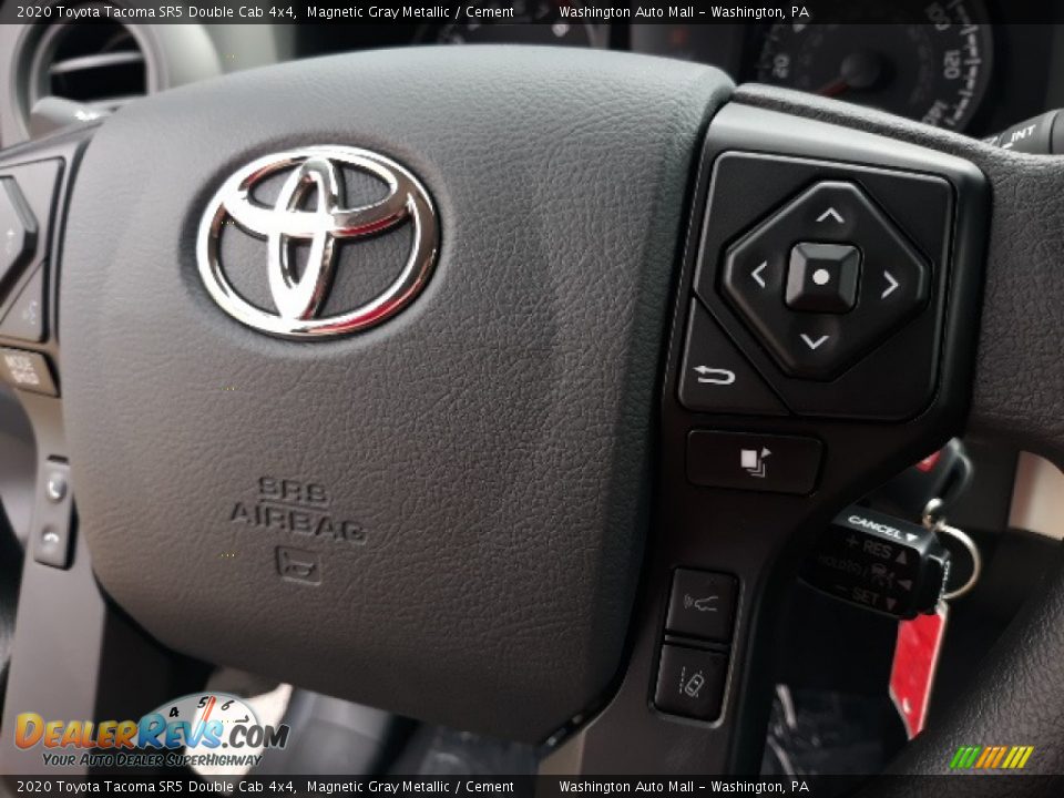 2020 Toyota Tacoma SR5 Double Cab 4x4 Magnetic Gray Metallic / Cement Photo #6