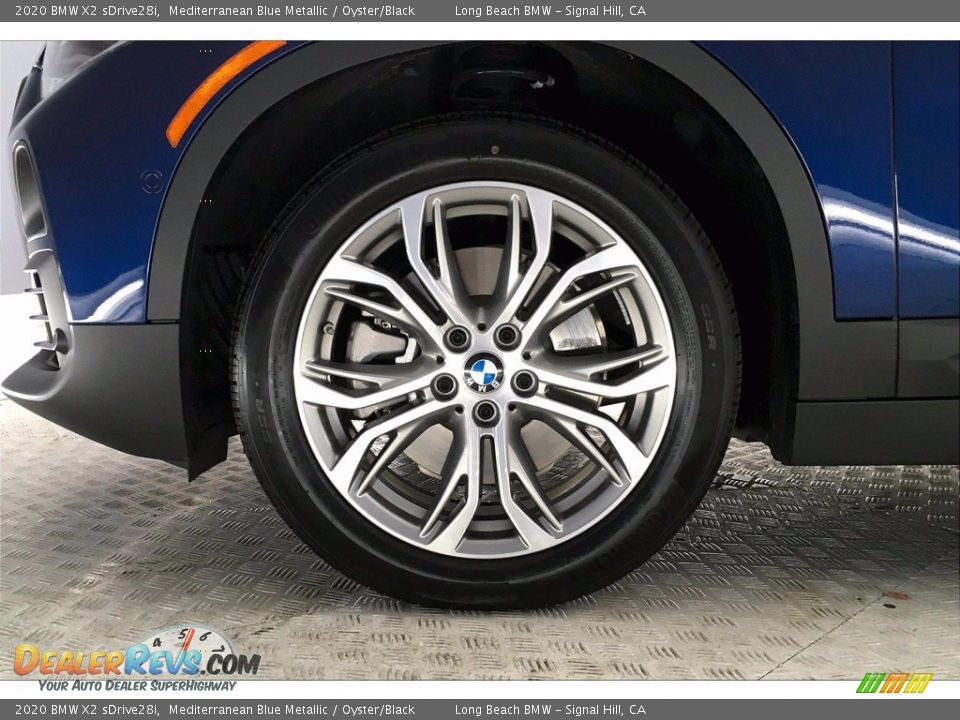 2020 BMW X2 sDrive28i Mediterranean Blue Metallic / Oyster/Black Photo #8