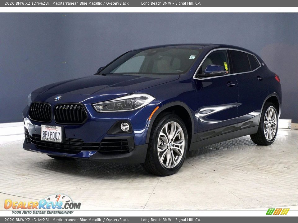 2020 BMW X2 sDrive28i Mediterranean Blue Metallic / Oyster/Black Photo #12