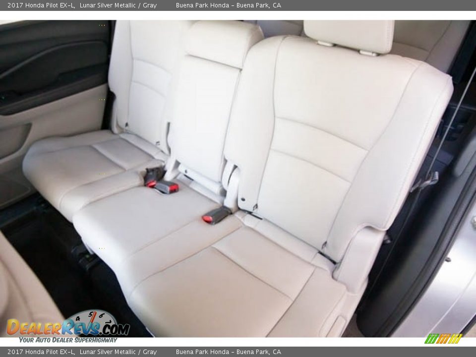 2017 Honda Pilot EX-L Lunar Silver Metallic / Gray Photo #19
