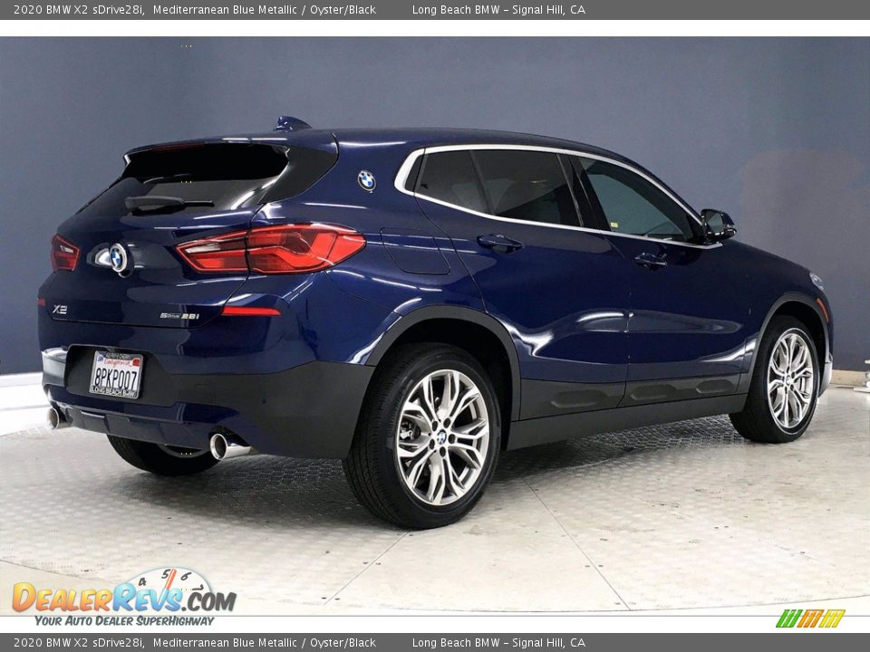 2020 BMW X2 sDrive28i Mediterranean Blue Metallic / Oyster/Black Photo #13