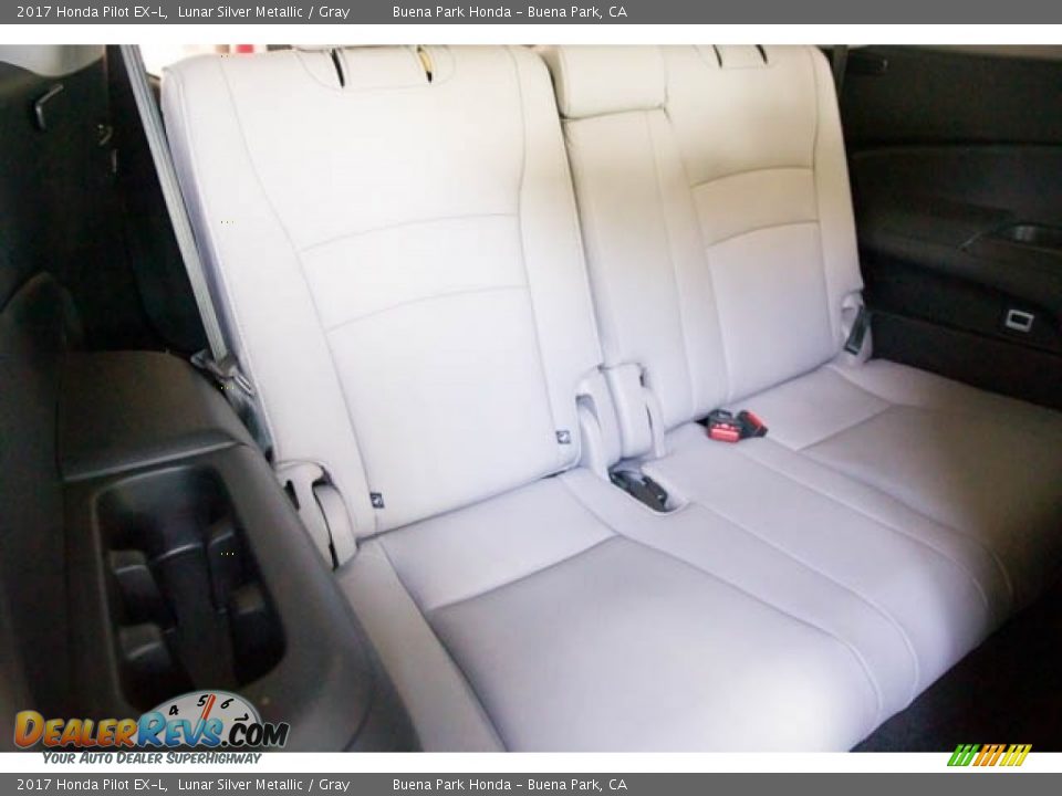 2017 Honda Pilot EX-L Lunar Silver Metallic / Gray Photo #21