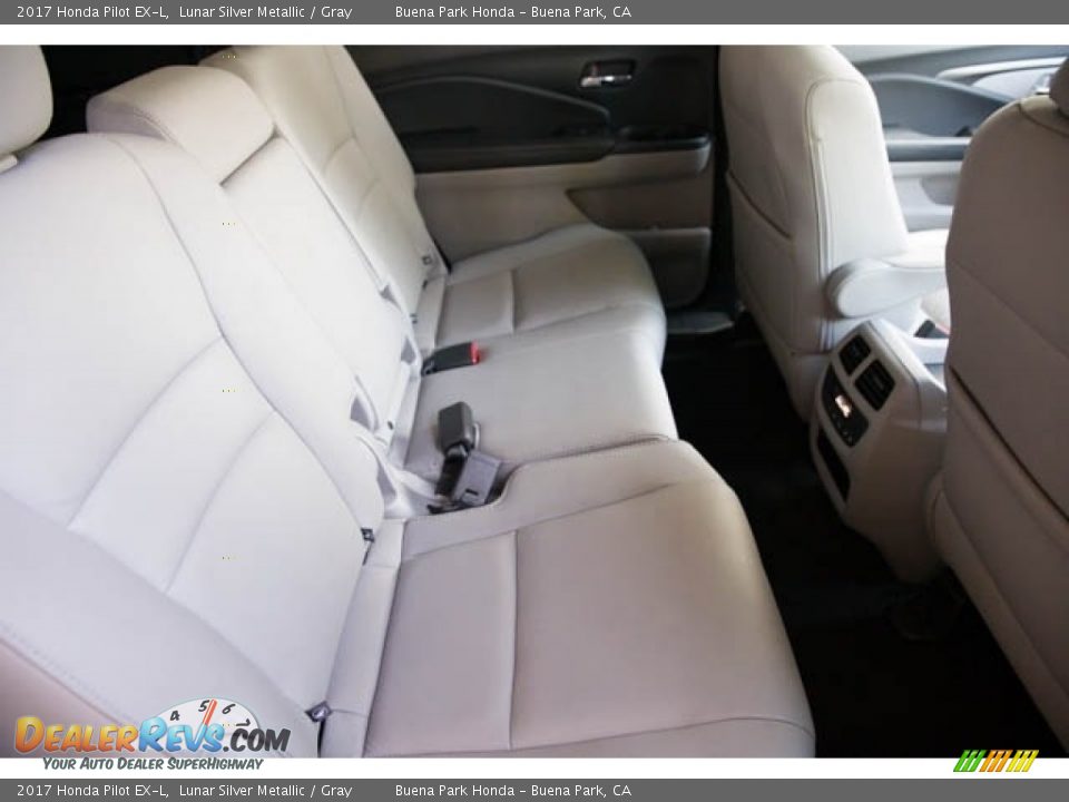 2017 Honda Pilot EX-L Lunar Silver Metallic / Gray Photo #22