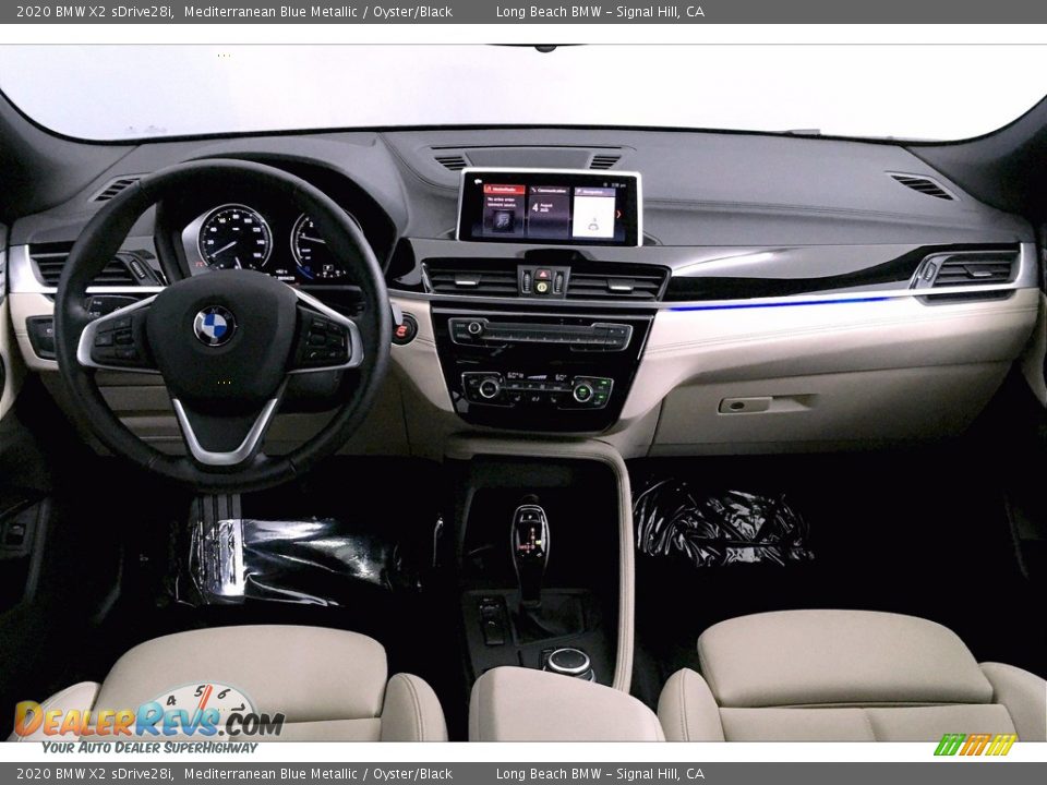 2020 BMW X2 sDrive28i Mediterranean Blue Metallic / Oyster/Black Photo #15