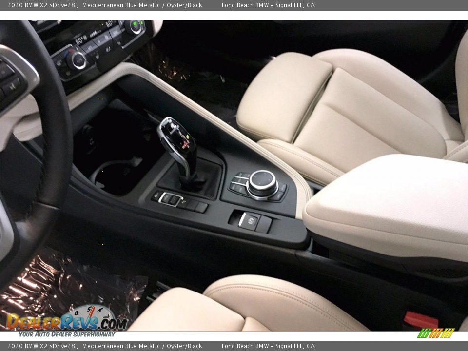 2020 BMW X2 sDrive28i Mediterranean Blue Metallic / Oyster/Black Photo #16