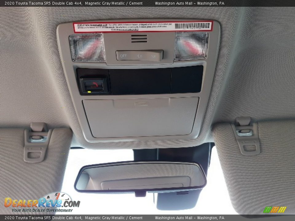 2020 Toyota Tacoma SR5 Double Cab 4x4 Magnetic Gray Metallic / Cement Photo #20
