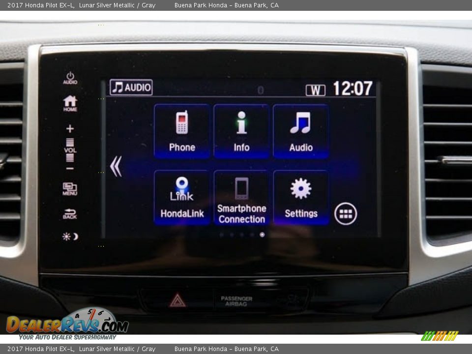 2017 Honda Pilot EX-L Lunar Silver Metallic / Gray Photo #26