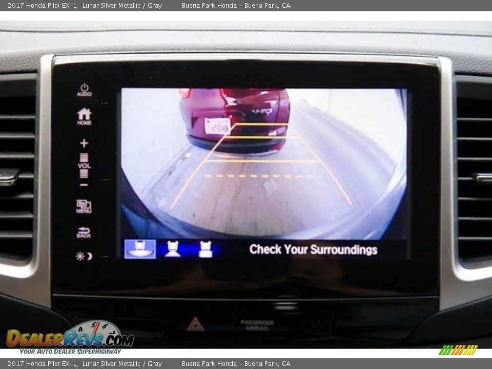 2017 Honda Pilot EX-L Lunar Silver Metallic / Gray Photo #27