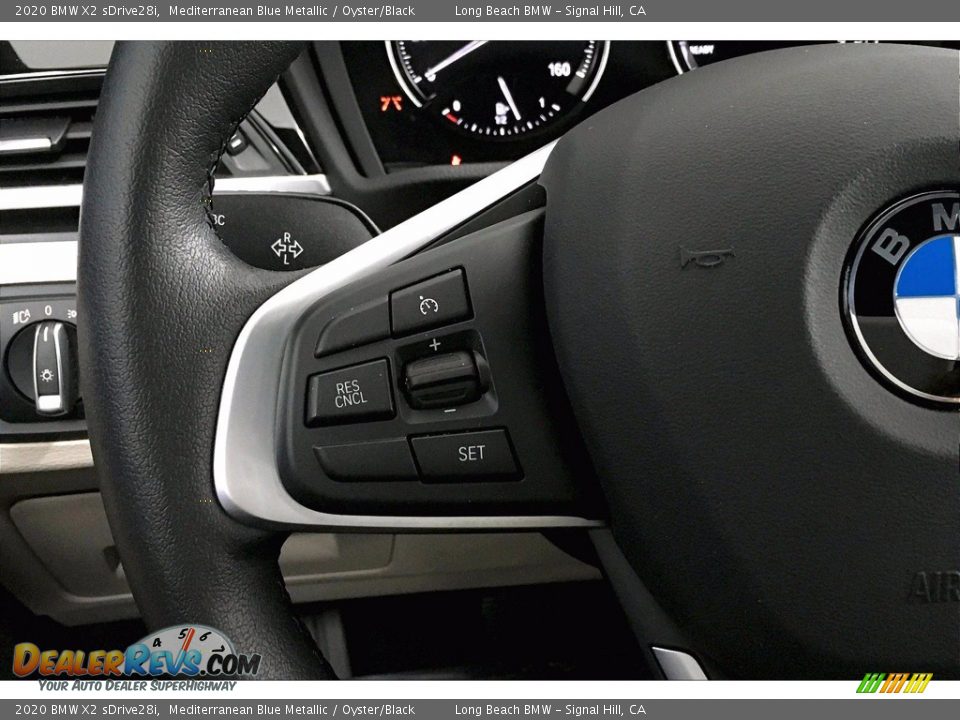 2020 BMW X2 sDrive28i Mediterranean Blue Metallic / Oyster/Black Photo #18