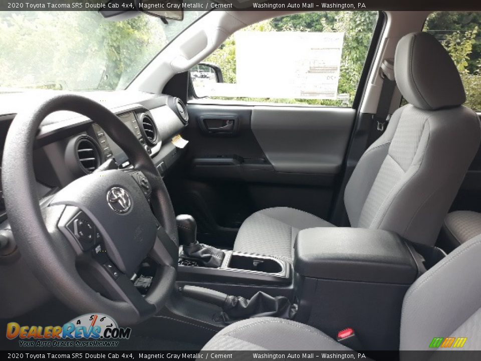 2020 Toyota Tacoma SR5 Double Cab 4x4 Magnetic Gray Metallic / Cement Photo #22