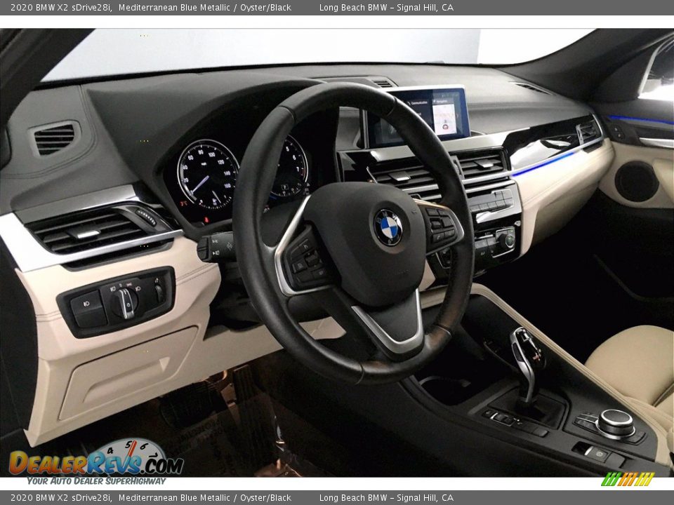 2020 BMW X2 sDrive28i Mediterranean Blue Metallic / Oyster/Black Photo #21