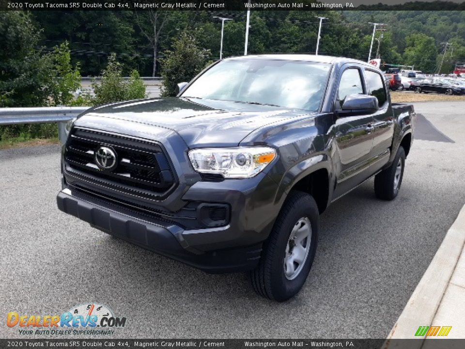 2020 Toyota Tacoma SR5 Double Cab 4x4 Magnetic Gray Metallic / Cement Photo #31