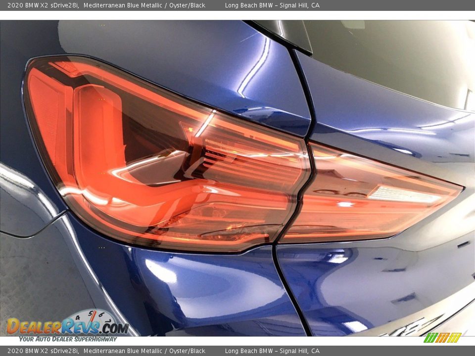 2020 BMW X2 sDrive28i Mediterranean Blue Metallic / Oyster/Black Photo #27