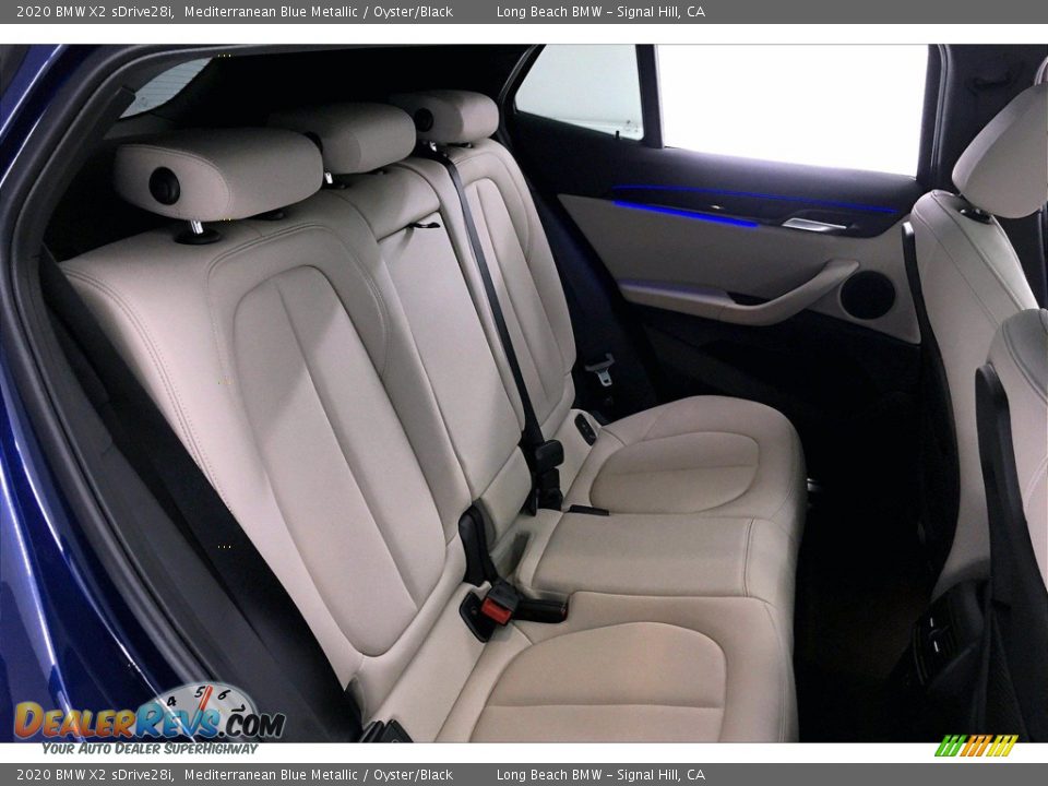2020 BMW X2 sDrive28i Mediterranean Blue Metallic / Oyster/Black Photo #29