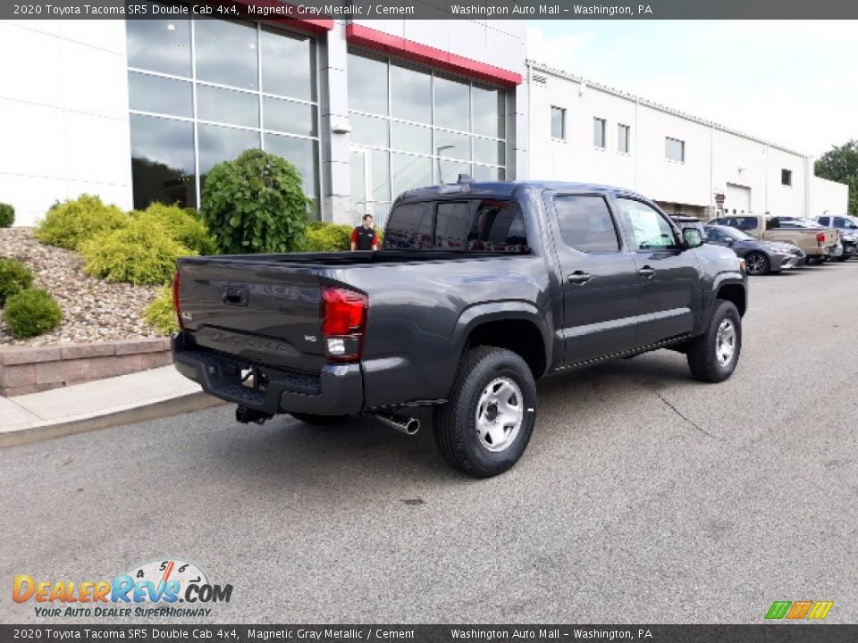 2020 Toyota Tacoma SR5 Double Cab 4x4 Magnetic Gray Metallic / Cement Photo #35