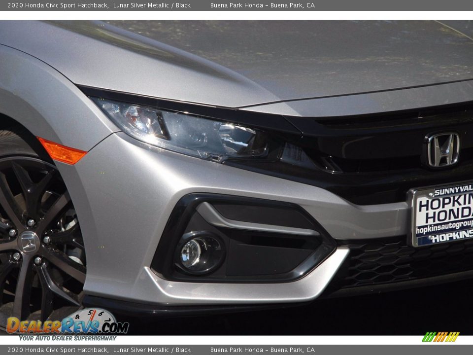 2020 Honda Civic Sport Hatchback Lunar Silver Metallic / Black Photo #3