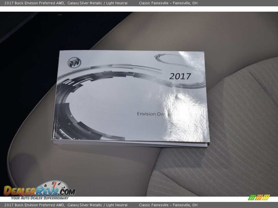 2017 Buick Envision Preferred AWD Galaxy Silver Metallic / Light Neutral Photo #17