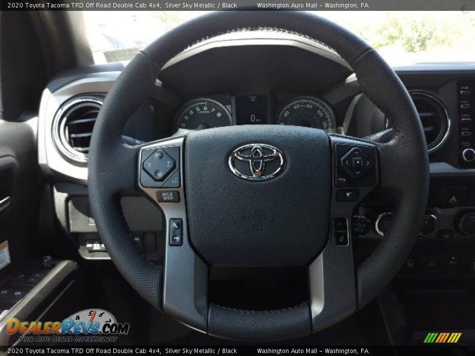2020 Toyota Tacoma TRD Off Road Double Cab 4x4 Silver Sky Metallic / Black Photo #4