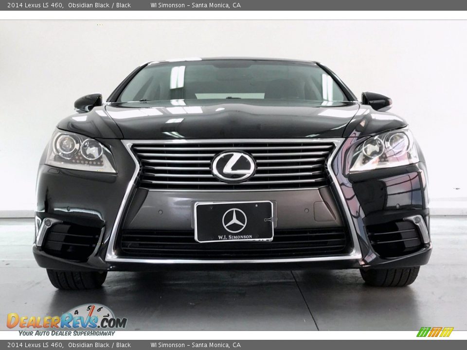 2014 Lexus LS 460 Obsidian Black / Black Photo #2