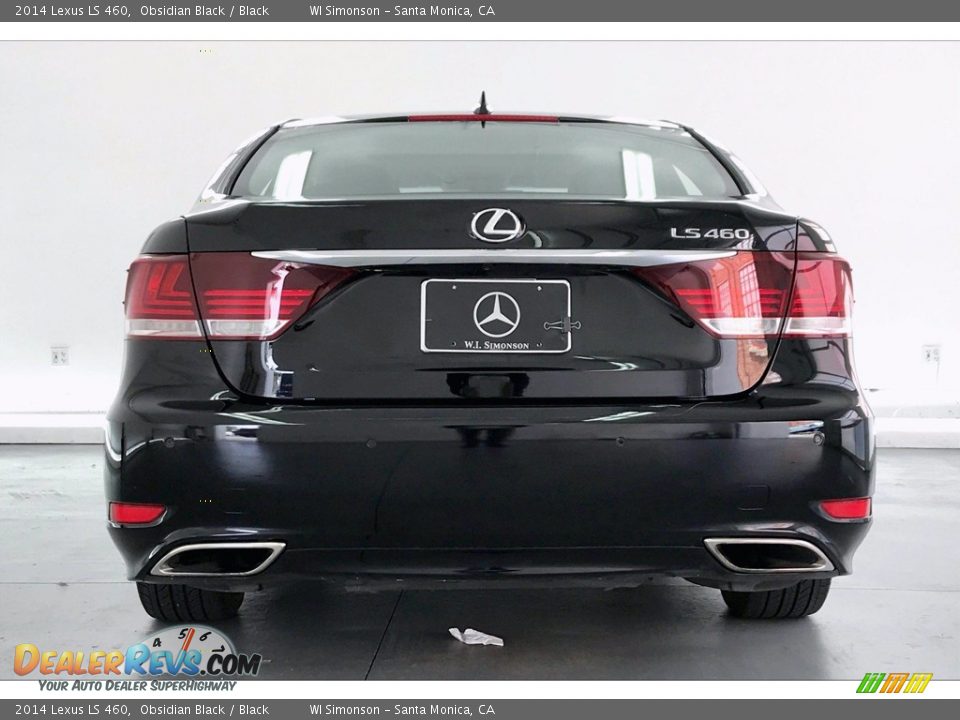 2014 Lexus LS 460 Obsidian Black / Black Photo #3