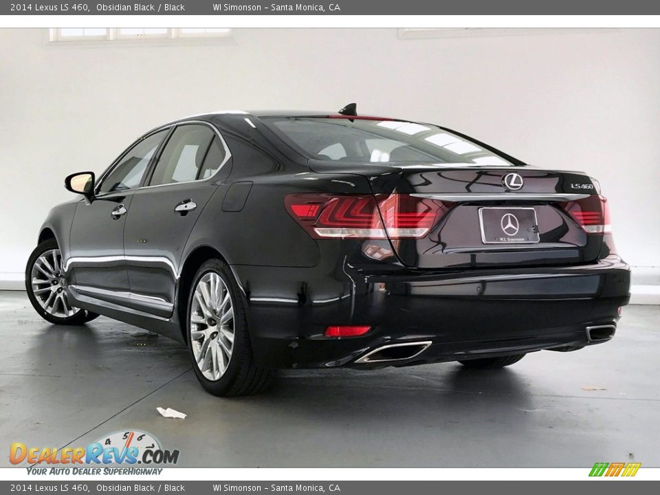 2014 Lexus LS 460 Obsidian Black / Black Photo #10