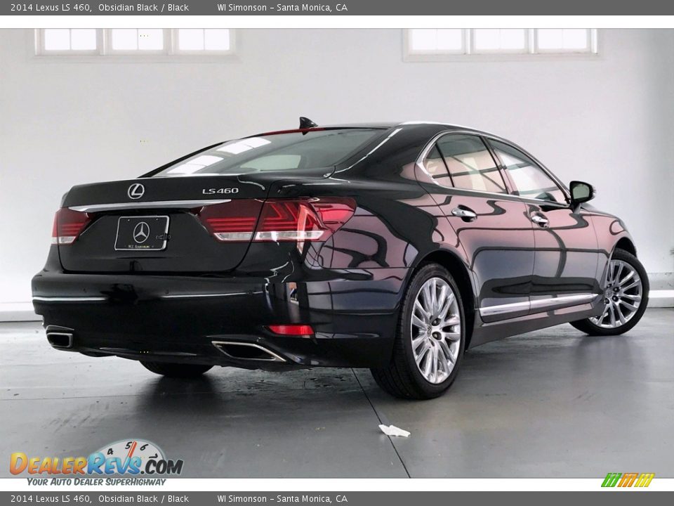 Obsidian Black 2014 Lexus LS 460 Photo #16