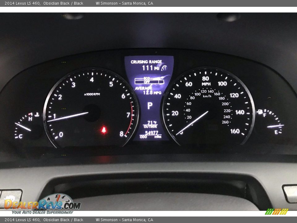 2014 Lexus LS 460 Gauges Photo #20