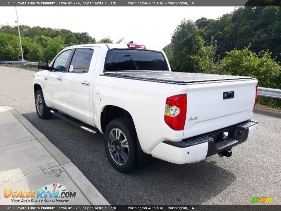 2020 Toyota Tundra Platinum CrewMax 4x4 Super White / Black Photo #2
