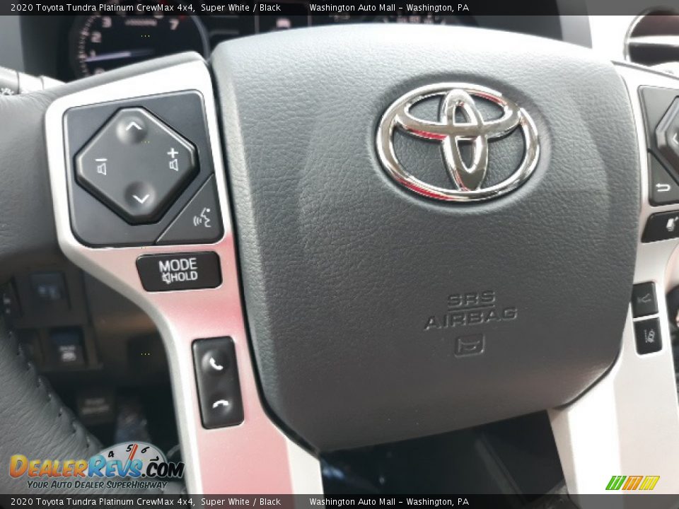 2020 Toyota Tundra Platinum CrewMax 4x4 Super White / Black Photo #5