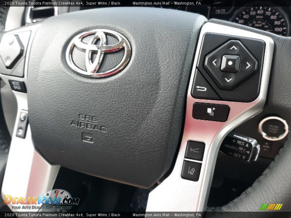 2020 Toyota Tundra Platinum CrewMax 4x4 Super White / Black Photo #6