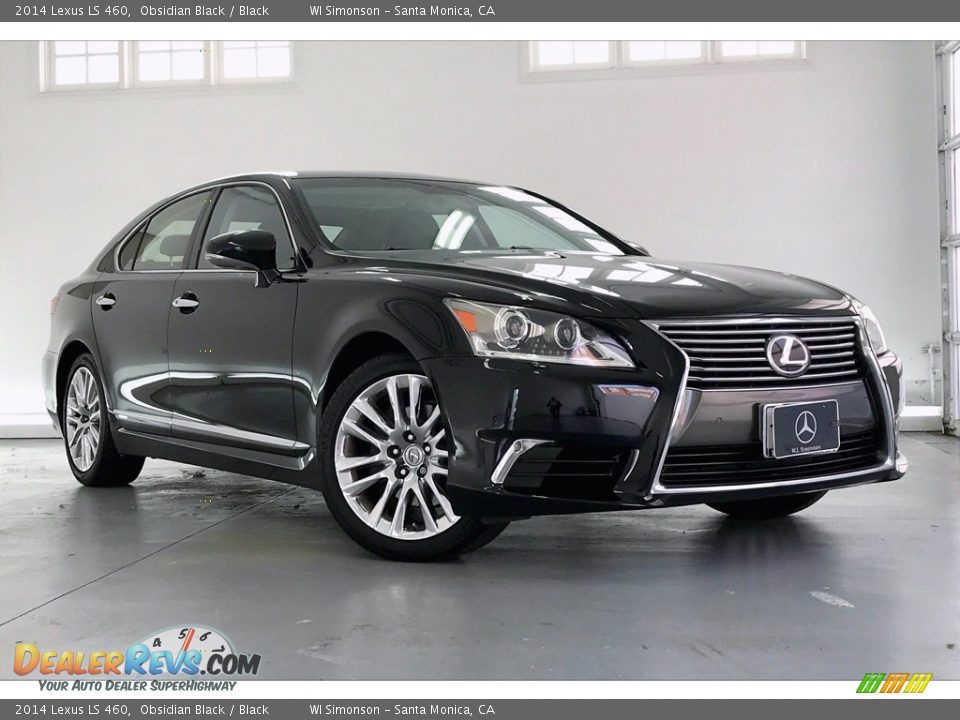 Front 3/4 View of 2014 Lexus LS 460 Photo #34