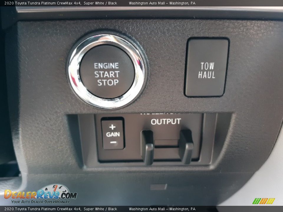 2020 Toyota Tundra Platinum CrewMax 4x4 Super White / Black Photo #11