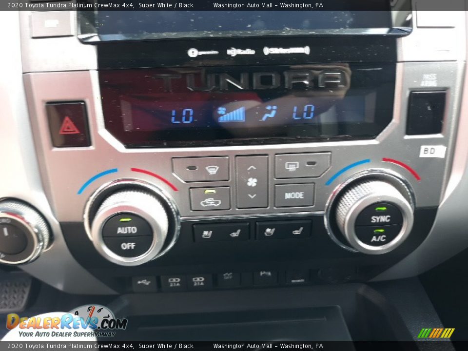 2020 Toyota Tundra Platinum CrewMax 4x4 Super White / Black Photo #13