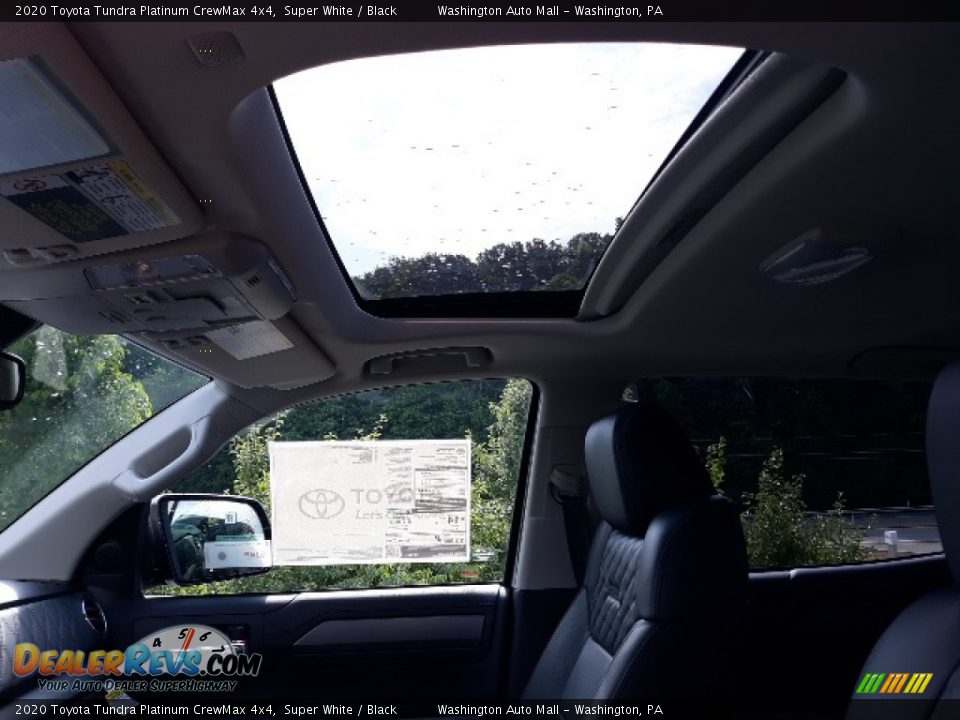 2020 Toyota Tundra Platinum CrewMax 4x4 Super White / Black Photo #24