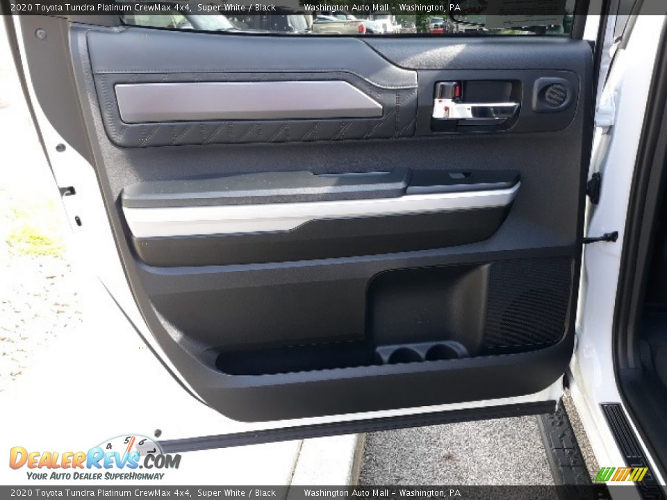 2020 Toyota Tundra Platinum CrewMax 4x4 Super White / Black Photo #33