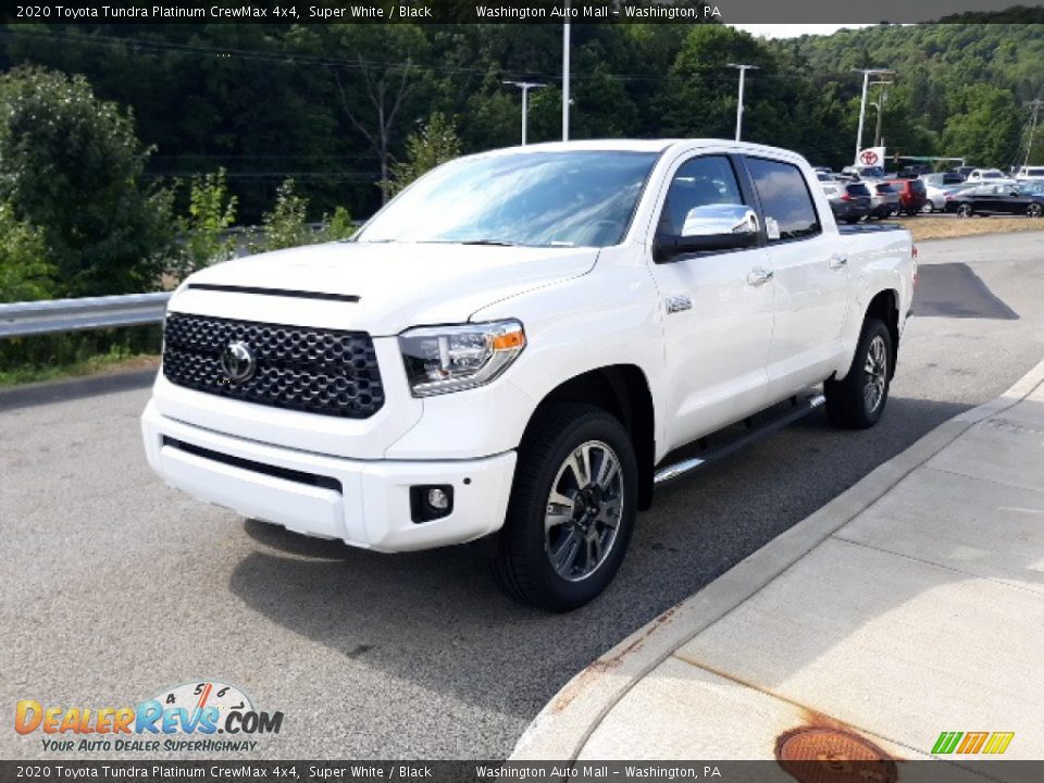 2020 Toyota Tundra Platinum CrewMax 4x4 Super White / Black Photo #34
