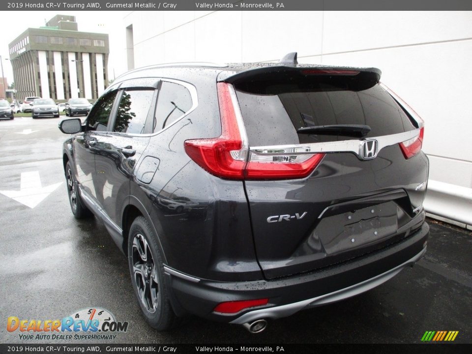 2019 Honda CR-V Touring AWD Gunmetal Metallic / Gray Photo #3