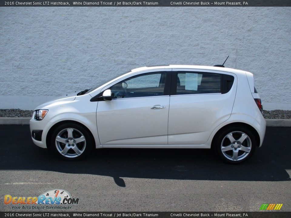 White Diamond Tricoat 2016 Chevrolet Sonic LTZ Hatchback Photo #2