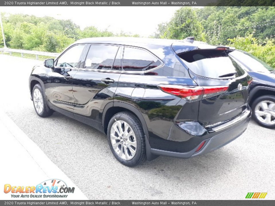 2020 Toyota Highlander Limited AWD Midnight Black Metallic / Black Photo #2
