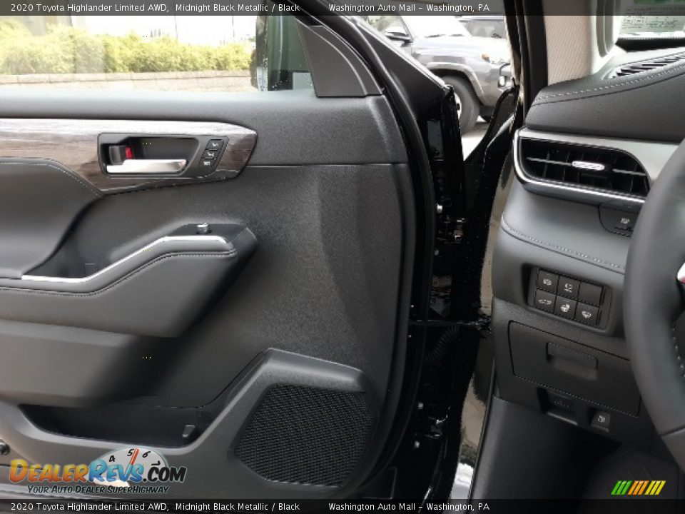 2020 Toyota Highlander Limited AWD Midnight Black Metallic / Black Photo #7
