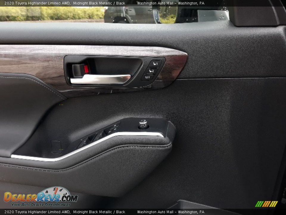 2020 Toyota Highlander Limited AWD Midnight Black Metallic / Black Photo #8