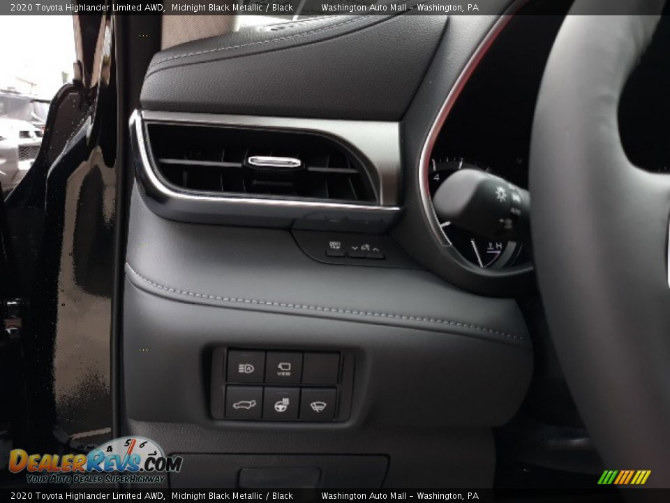 2020 Toyota Highlander Limited AWD Midnight Black Metallic / Black Photo #10