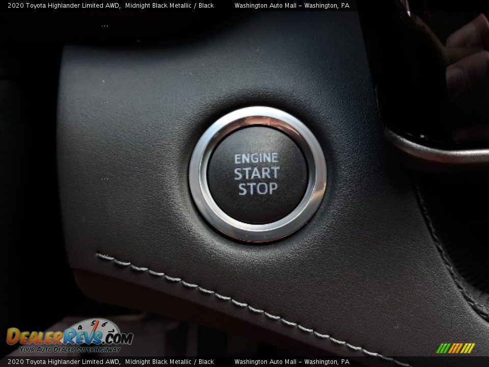 2020 Toyota Highlander Limited AWD Midnight Black Metallic / Black Photo #11