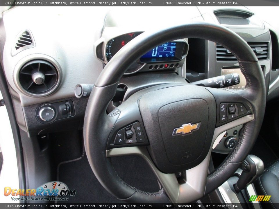 2016 Chevrolet Sonic LTZ Hatchback Steering Wheel Photo #17