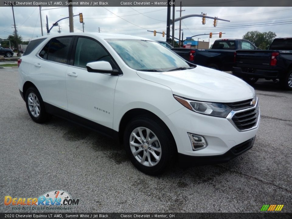 2020 Chevrolet Equinox LT AWD Summit White / Jet Black Photo #3