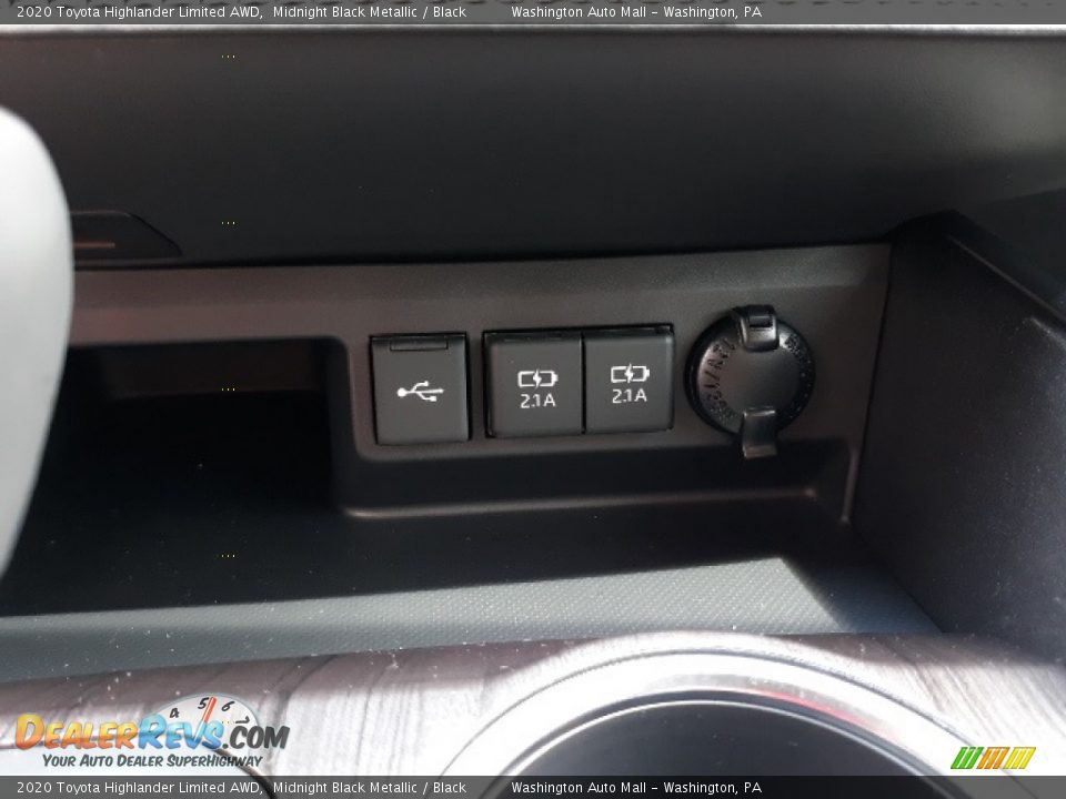 2020 Toyota Highlander Limited AWD Midnight Black Metallic / Black Photo #18
