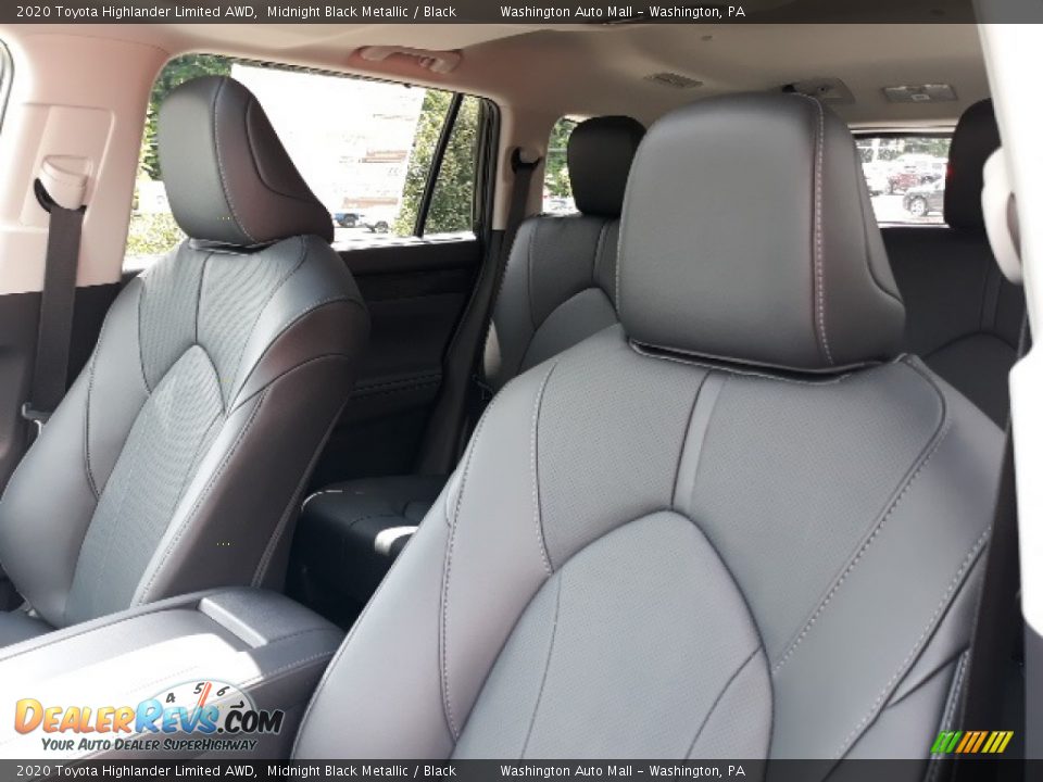2020 Toyota Highlander Limited AWD Midnight Black Metallic / Black Photo #24