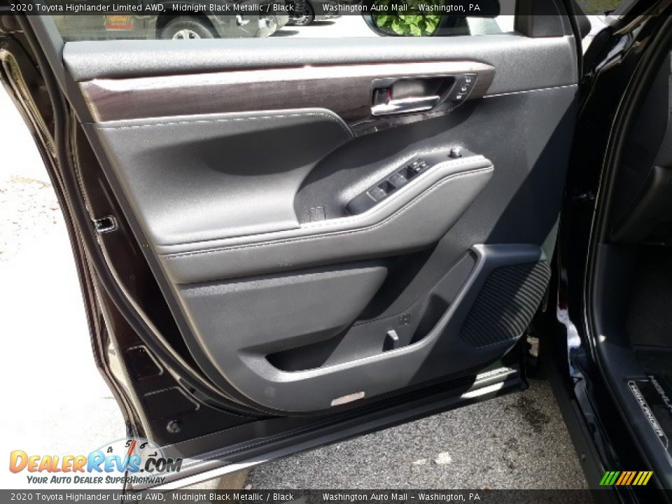 2020 Toyota Highlander Limited AWD Midnight Black Metallic / Black Photo #27