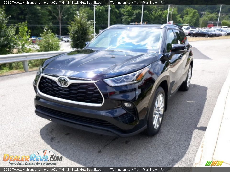 2020 Toyota Highlander Limited AWD Midnight Black Metallic / Black Photo #32