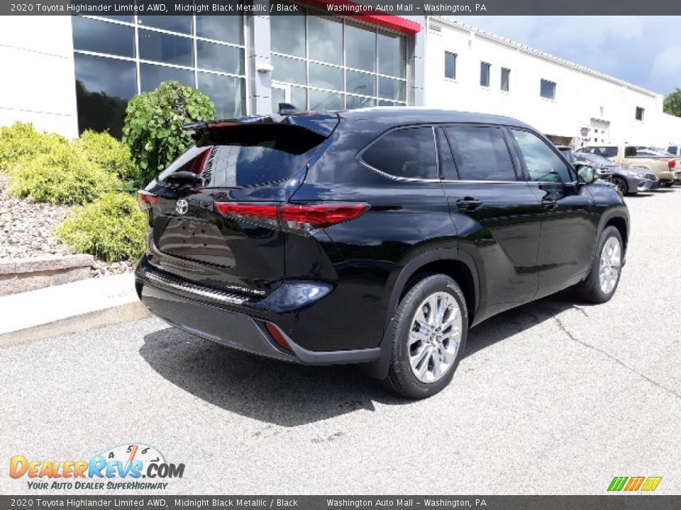 2020 Toyota Highlander Limited AWD Midnight Black Metallic / Black Photo #36